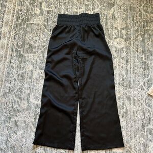 Black Wide-Leg Pants